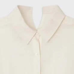 The Loom - Chemise Sheer Splitneck - Beige Clair