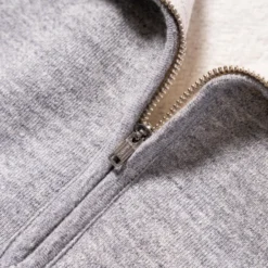 The real McCoys - Sweat Loopwheel Zip - Gris