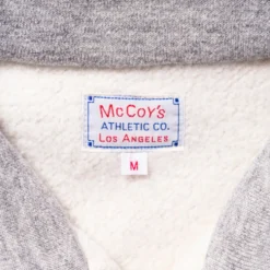 The real McCoys - Sweat Loopwheel Zip - Gris