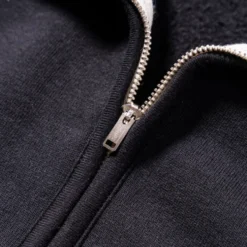 The real McCoys - Sweat Loopwheel Zip - Noir