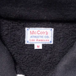 The real McCoys - Sweat Loopwheel Zip - Noir