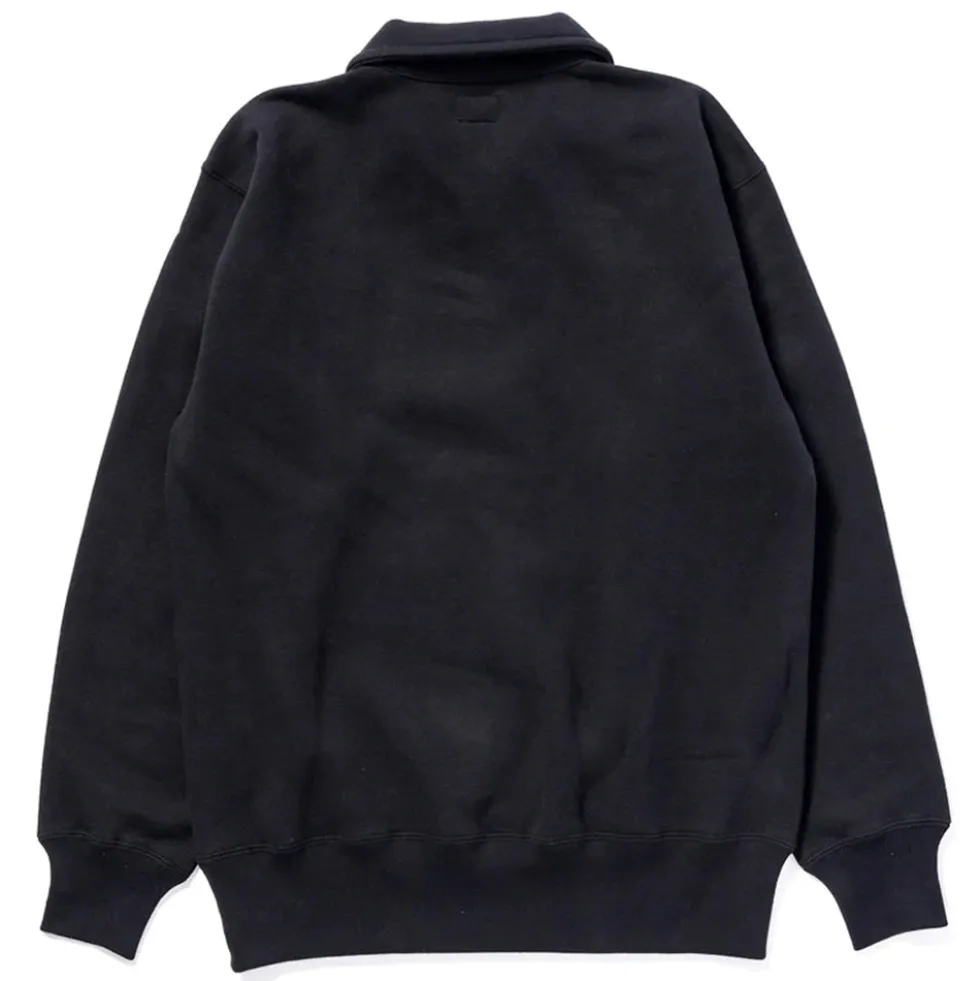 The real McCoys - Sweat Loopwheel Zip - Noir