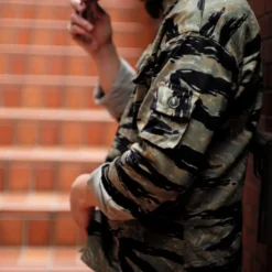 The real McCoys - Veste Tiger Camouflage - Vert