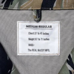 The real McCoys - Veste Tiger Camouflage - Vert