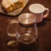 Théière en verre avec filtre