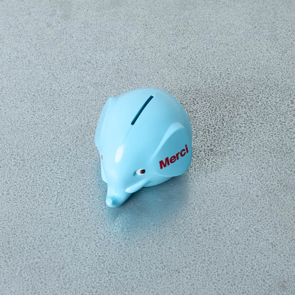 Tirelire Éléphant - Bleu Clair