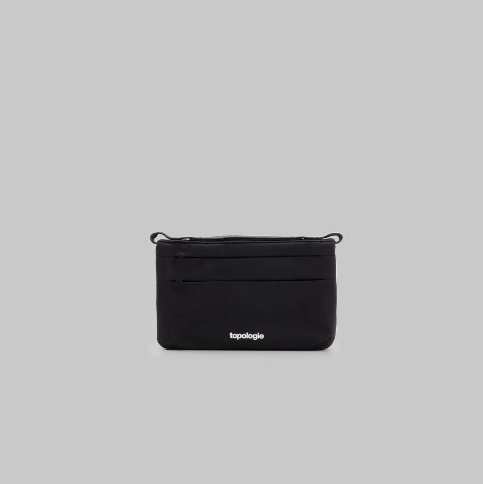 Topologie - Sacoche de Téléphone 90 - Noir Tech Sateen