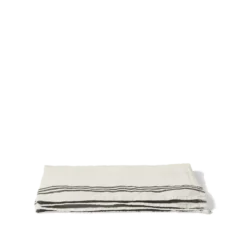Torchon en lin lavé - Blanc Coquillage