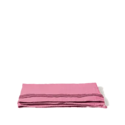 Torchon en lin lavé - Rose Garance