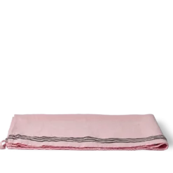 Torchon en lin lavé - Rose Granité