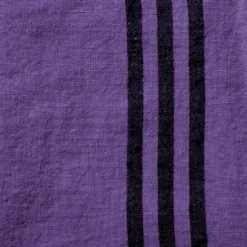 Torchon en lin lavé - Violet Orage