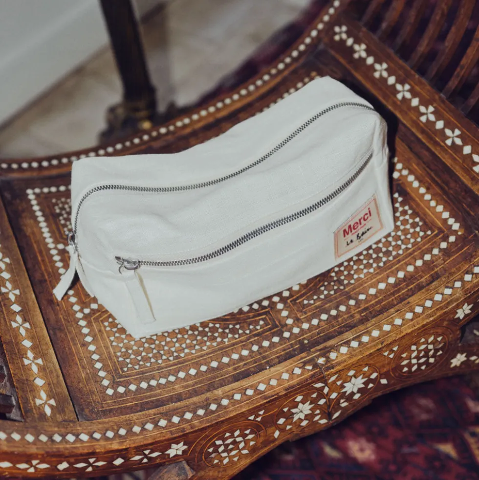 Trousse de toilette - Blanc Coquillage