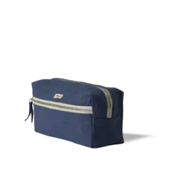 Trousse de toilette en lin lavé - Bleu Pacifique