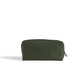 Trousse de toilette en lin lavé - Vert Oxyde