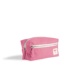 Trousse de toilette en lin lavé - Rose Garance