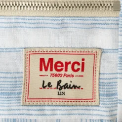 Trousse de toilette - Rayures Toile Bleu Primaire