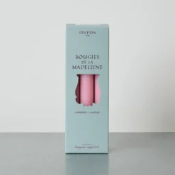 Trudon - Lot de 6 bougies Madeleine - Rose Tendresse