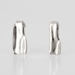 TWEEK EEK - Boucles d'oreilles Mirr Rectangle - Argent