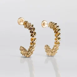 TWEEK EEK - Boucles d'oreilles Mirr Wave Loops S - Or