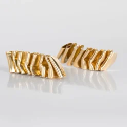 TWEEK EEK - Boucles d'oreilles Mirr Wave - Or