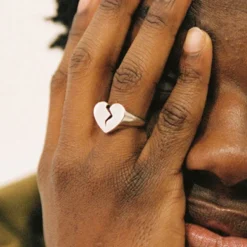 TWOJEYS - Bague Broken Heart - Argent