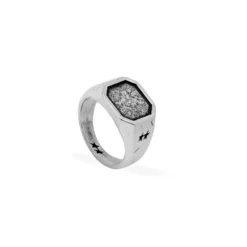 TWOJEYS - Bague Hex - Argent