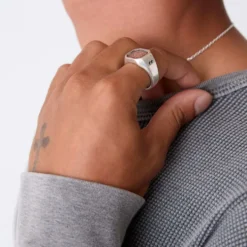 TWOJEYS - Bague Hex - Argent