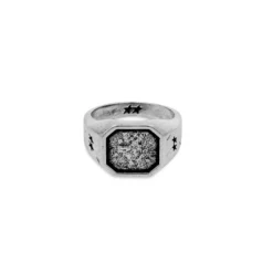 TWOJEYS - Bague Hex - Argent