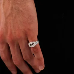 TWOJEYS - Bague Superstar Signet - Argent