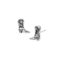 TWOJEYS - Boucles d'oreilles Boot Stud - Argent