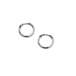 TWOJEYS - Boucles d'oreilles Slim Hoops - Argent