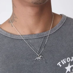 TWOJEYS - Collier Horse - Argent