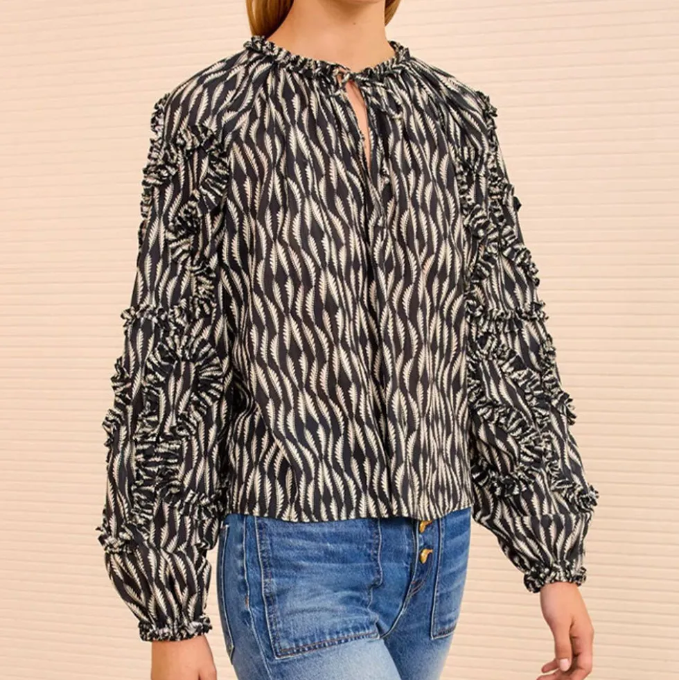 Ulla Johnson - Blouse Azrou - Graphite