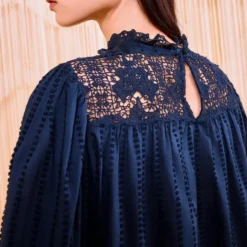 Ulla Johnson - Blouse Cornelia - Bleu Midnight
