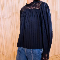 Ulla Johnson - Blouse Cornelia - Bleu Midnight