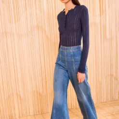 Ulla Johnson - Top Delia - Bleu Midnight