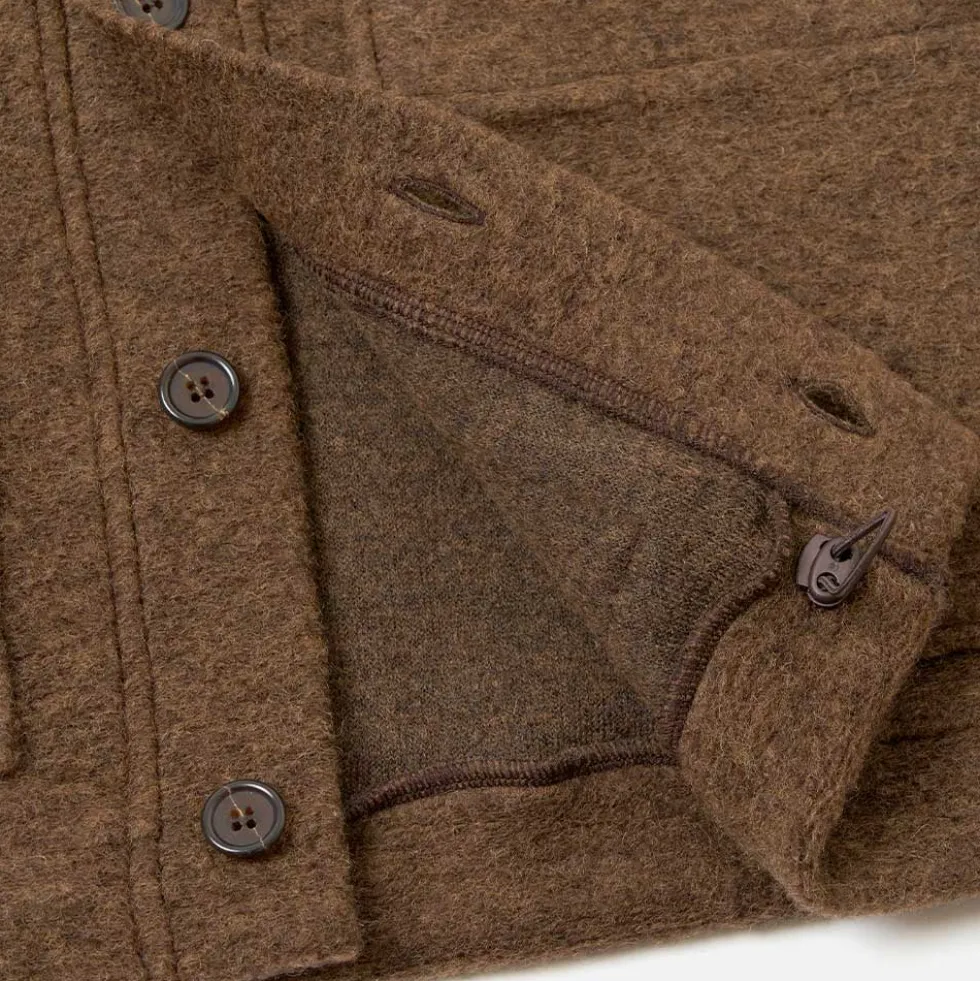 Universal Works - Cardigan Advance - Marron