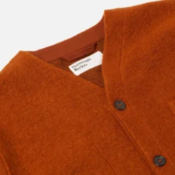 Universal Works - Cardigan Laine - Rust