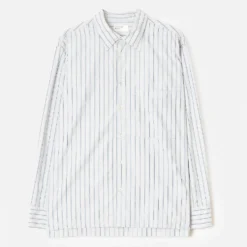 Universal Works - Chemise Lucky - Rayures Gris