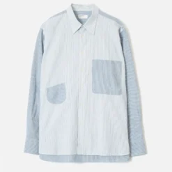 Universal Works - Chemise Station - Rayures Mix