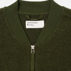 Universal Works - Gilet Sans Manches Zip - Olive