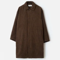 Universal Works - Manteau Stan - Marron & Marine