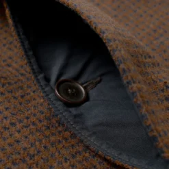 Universal Works - Manteau Stan - Marron & Marine