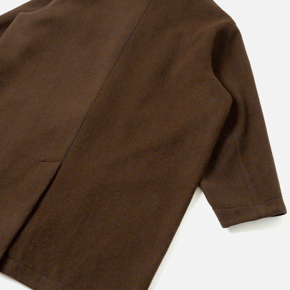 Universal Works - Manteau Stan - Marron & Marine