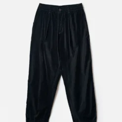 Universal Works - Pantalon Oxford Velours - Noir