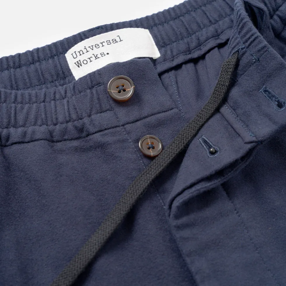 Universal Works - Pantalon Oxford Micro Canvas - Marine