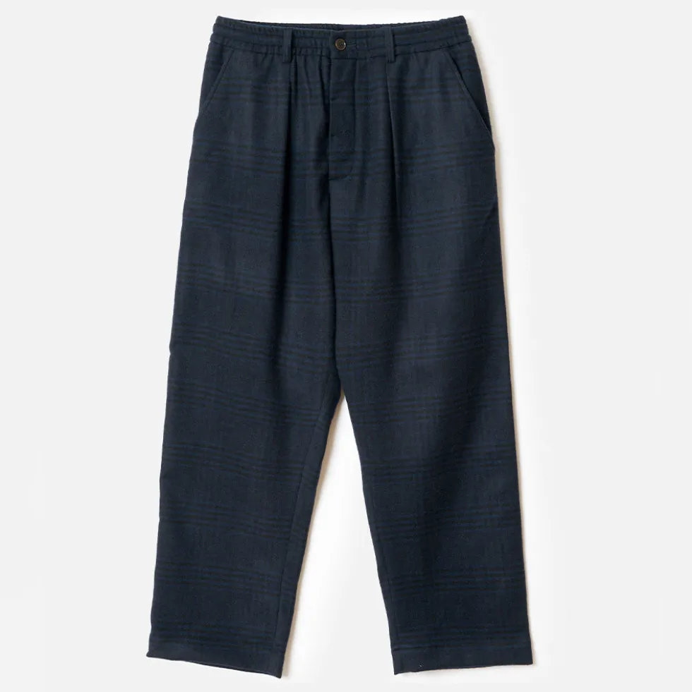Universal Works - Pantalon Oxford Bob - Marine