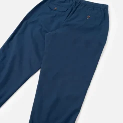Universal Works - Pantalon Pleated Track Comfort - Marine