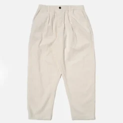 Universal Works - Pantalon Track Pleated - Ecru