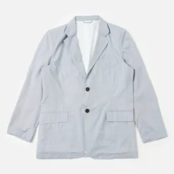 Universal Works - Veste Blazer Boston Kennedy - Bleu à rayures